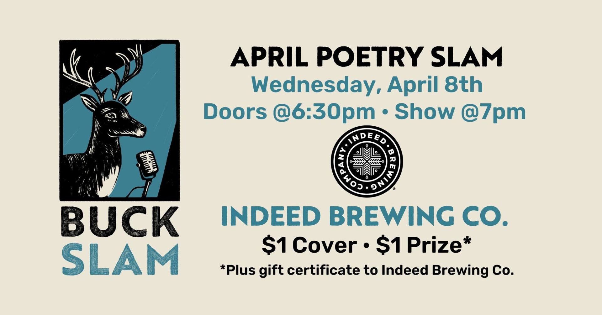 April 2026 BuckSlam Spring Poetry Slam